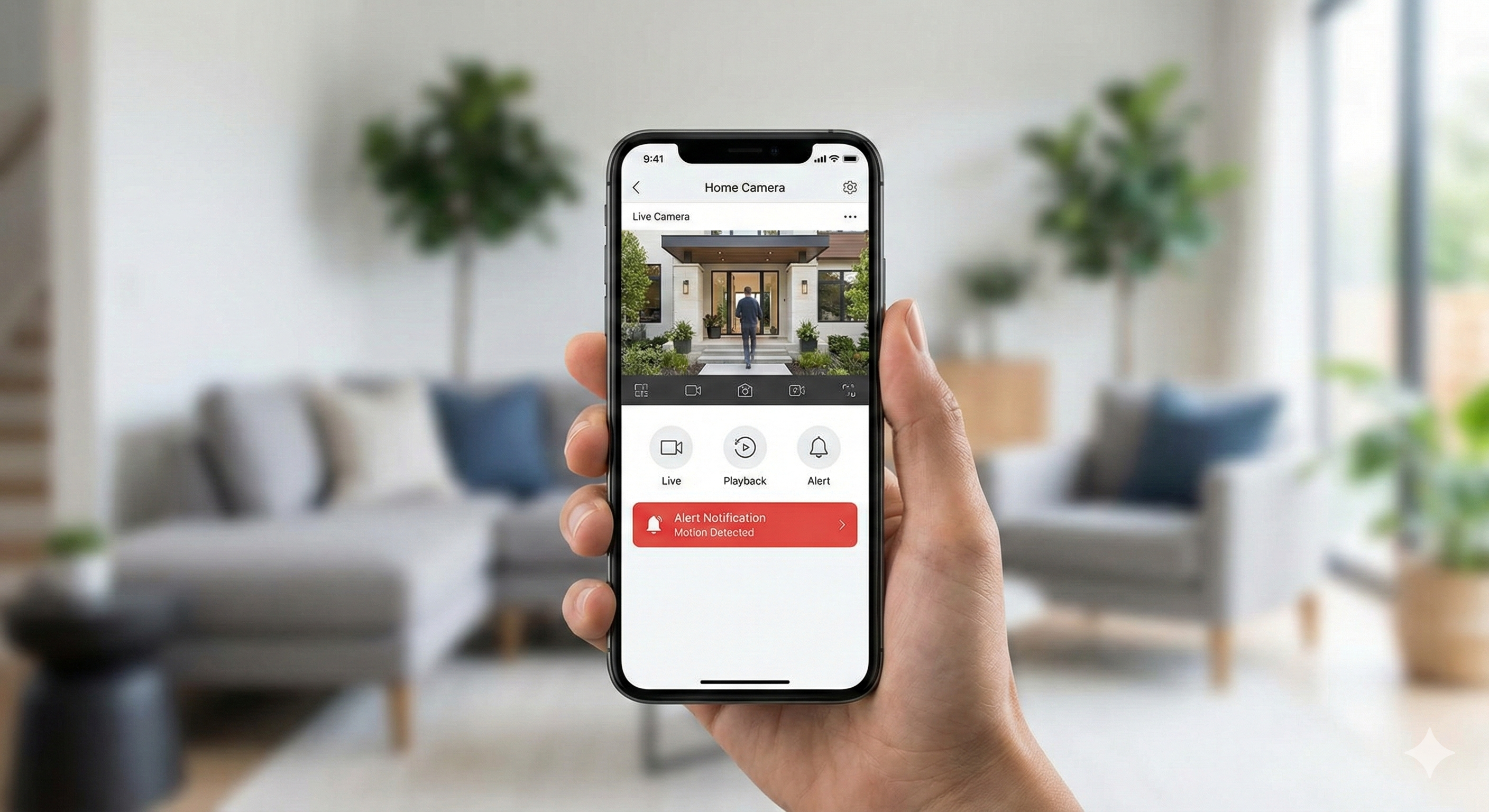 Reagir intrusion camera alerte smartphone NF Protect